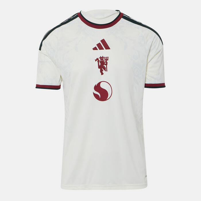 adidas Men's Manchester United 26/27 3rd Replica Football Jersey White image number 0