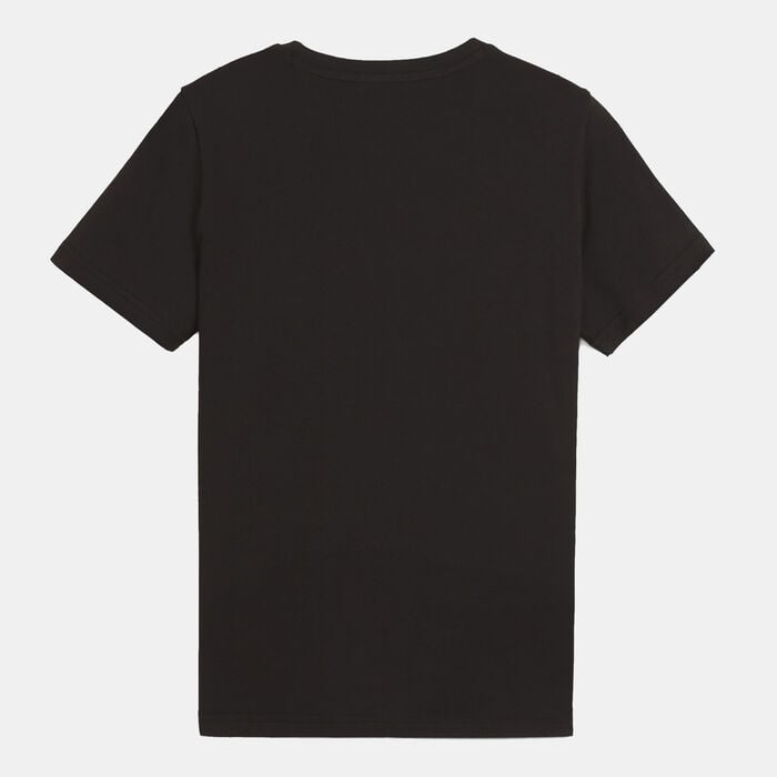 PUMA Kids' ESS+ Logo Lab Summer T-Shirt Black PUMA Kids' ESS+ Logo Lab Summer T-Shirt Black image number 1