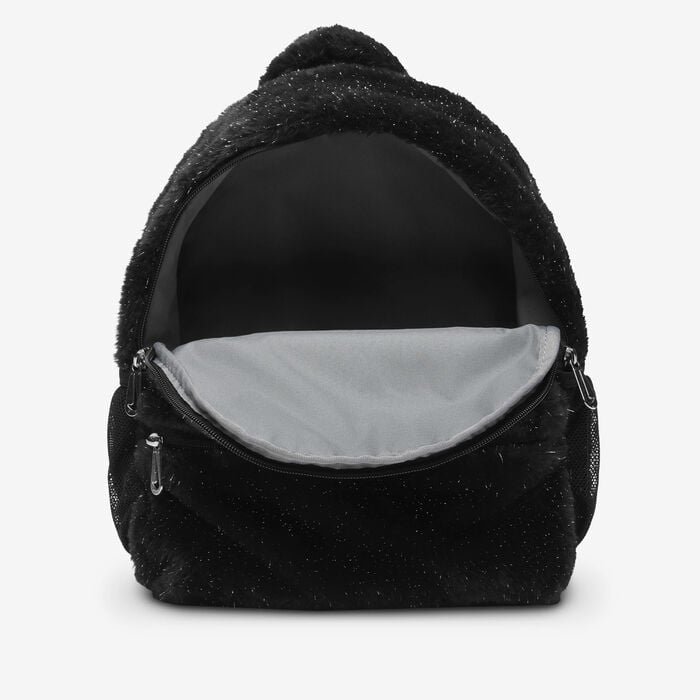 Nike Kids' Faux Fur Backpack Black Nike Kids' Faux Fur Backpack Black image number 3