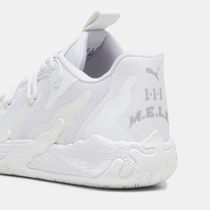 PUMA Men's MB.03 Lo Basketball Shoes White PUMA Men's MB.03 Lo Basketball Shoes White image number 5