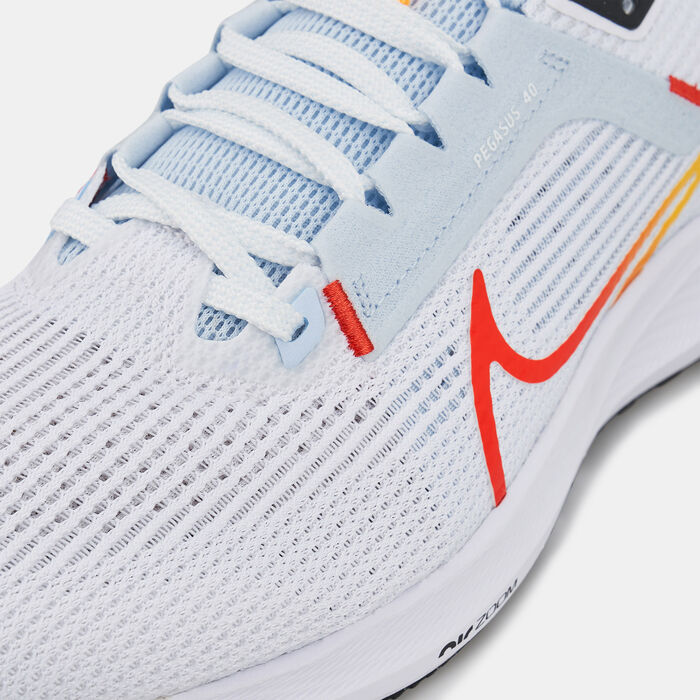 Nike Women's Pegasus 40 Road Running Shoe White image number 5