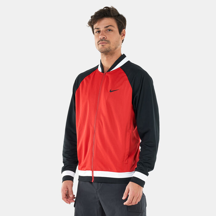 Nike Men's Dri-FIT Starting Five Jacket Red image number 0