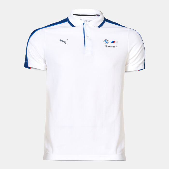 PUMA Men's BMW M Motorsport Polo Shirt White PUMA Men's BMW M Motorsport Polo Shirt White image number 0