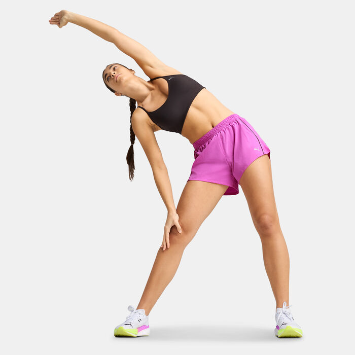 PUMA Women's VELOCITY Running Shorts Purple image number 2