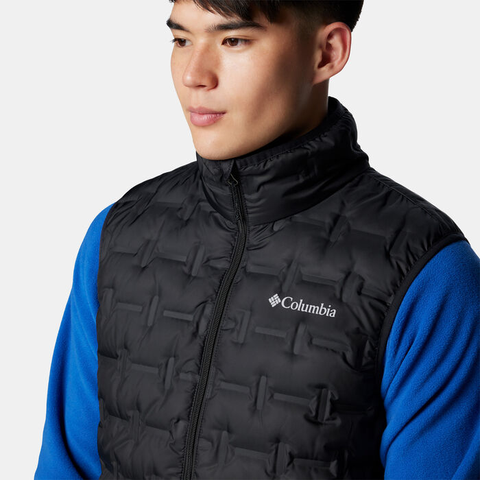 Columbia Men's Delta Ridge II Down Hiking Vest Black Columbia Men's Delta Ridge II Down Hiking Vest Black image number 3
