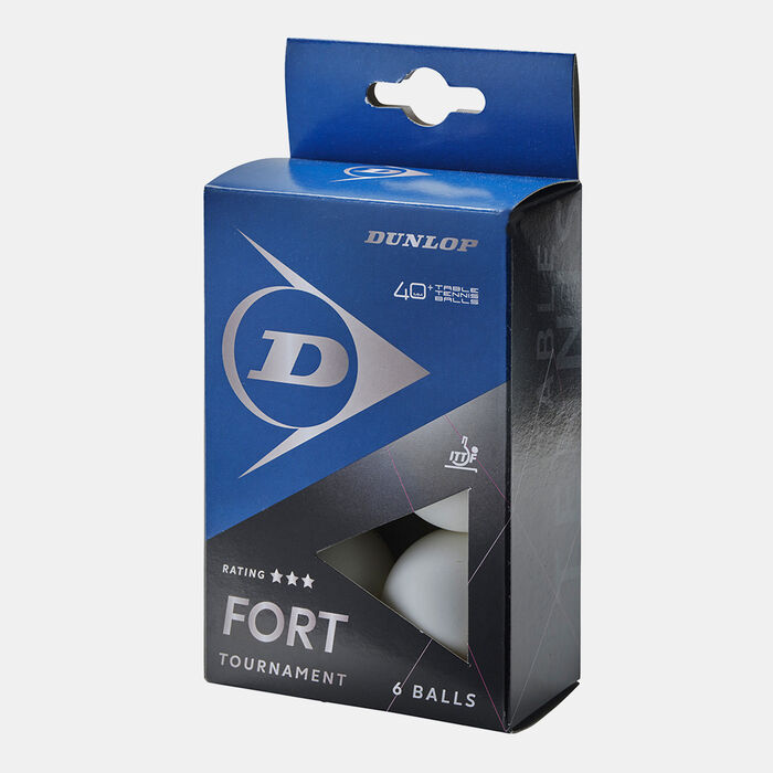 Dunlop Fort Tournament Table Tennis Balls (6 Pieces) Multi-Color Dunlop Fort Tournament Table Tennis Balls (6 Pieces) Multi-Color image number 0