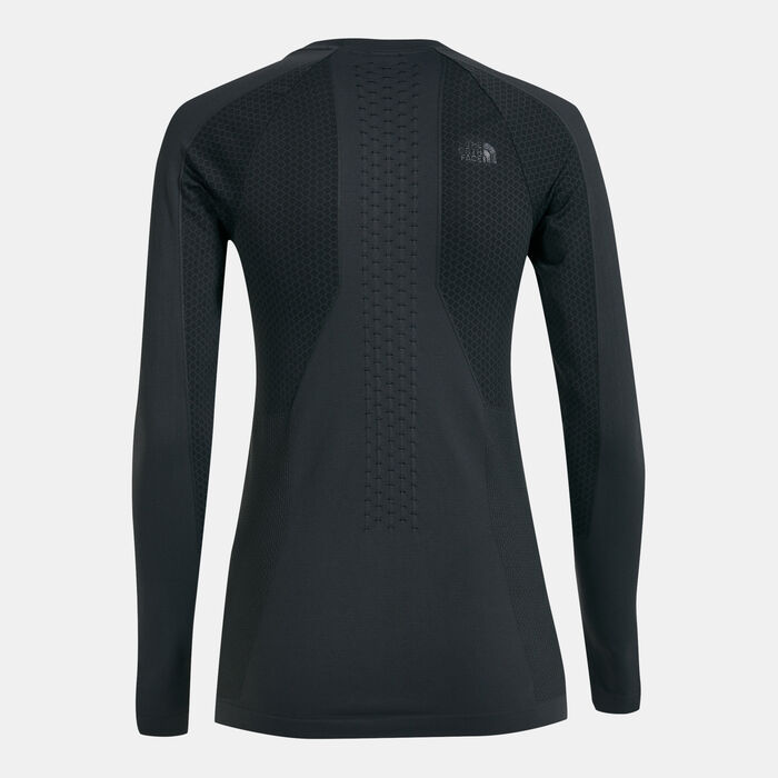 The North Face Women's Sport Long Sleeves T-Shirt Grey image number 1