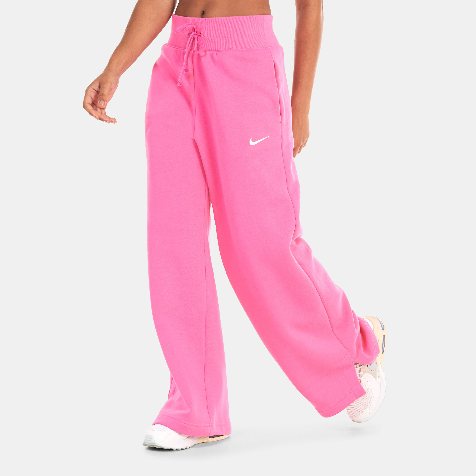 Buy Nike Women s Sportswear Pheonix Fleece High Rise Wide Pants