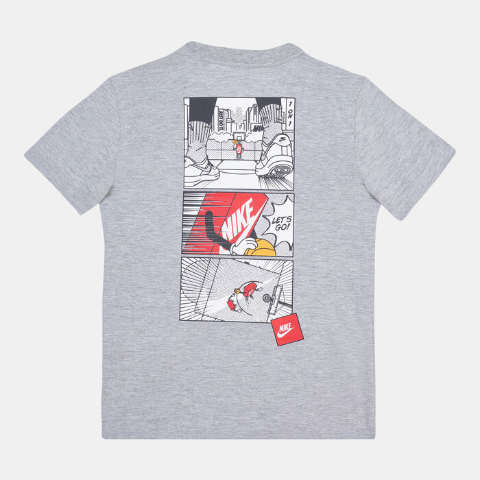 Nike Kids' Icons of Play T-Shirt Grey Nike Kids' Icons of Play T-Shirt Grey image number 1