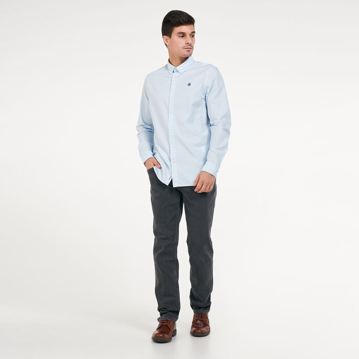 Timberland Men's Ela River Elevated Oxford Shirt Blue Timberland Men's Ela River Elevated Oxford Shirt Blue image number 2