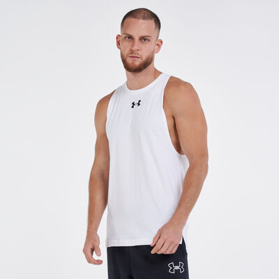 Under Armour Men's Baseline Cotton Tank Top White