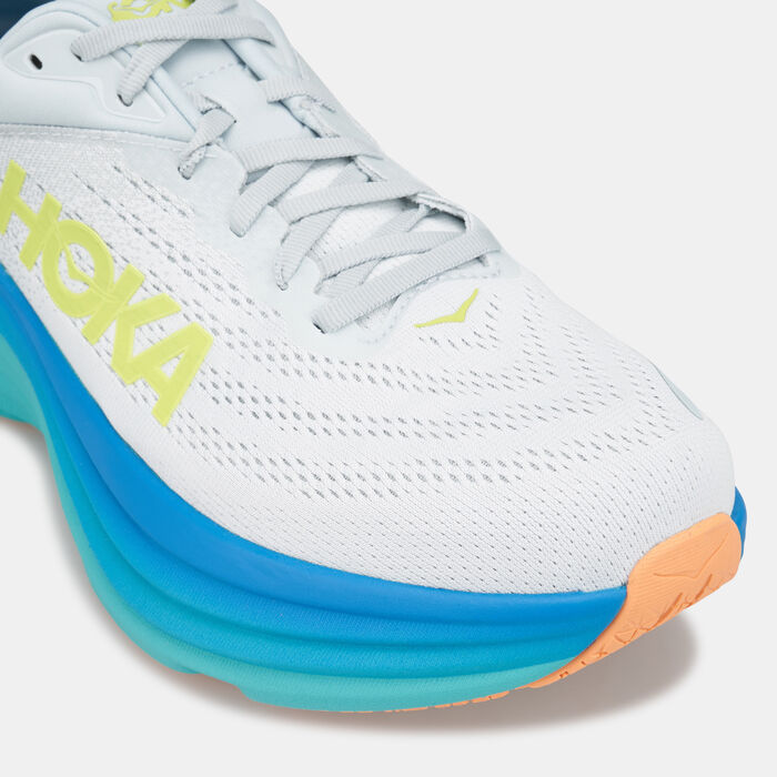 HOKA Men's Bondi 8 Running Shoe White HOKA Men's Bondi 8 Running Shoe White image number 5