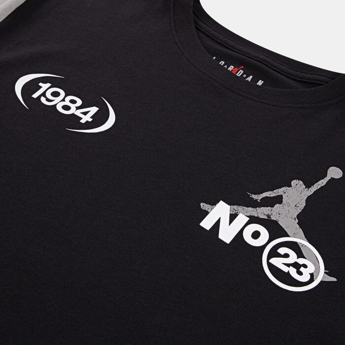 Jordan Kids' 1984 Stack T-Shirt Black image number 2