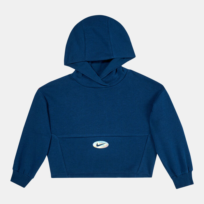 Nike Kids' Icon Clash Pullover Hoodie (Younger Kids) Blue image number 0