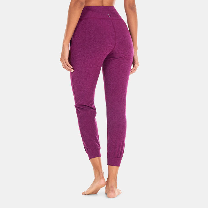 BEYOND YOGA Women's Spacedye Midi Joggers Purple BEYOND YOGA Women's Spacedye Midi Joggers Purple image number 1