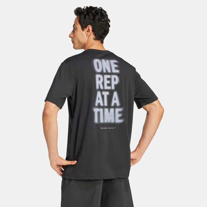 adidas Men's Climacool One Rep at a Time Training T-Shirt Black adidas Men's Climacool One Rep at a Time Training T-Shirt Black image number 1