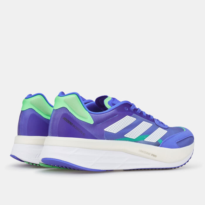 adidas Men's Adizero Boston 10 Shoe Blue adidas Men's Adizero Boston 10 Shoe Blue image number 3