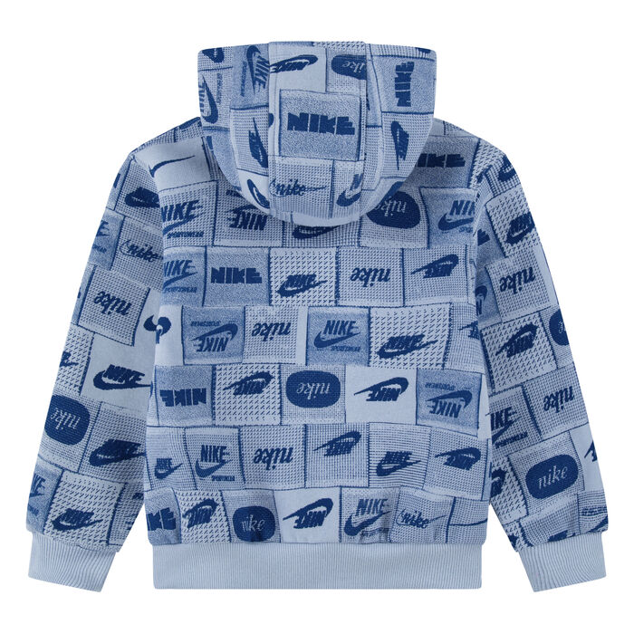 Nike Kids' Sportswear Club Hoodie Blue Nike Kids' Sportswear Club Hoodie Blue image number 1