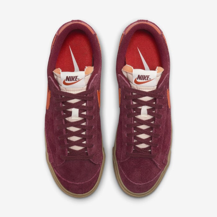 Nike Women's Blazer Low '77 Vintage Shoes Red Nike Women's Blazer Low '77 Vintage Shoes Red image number 3