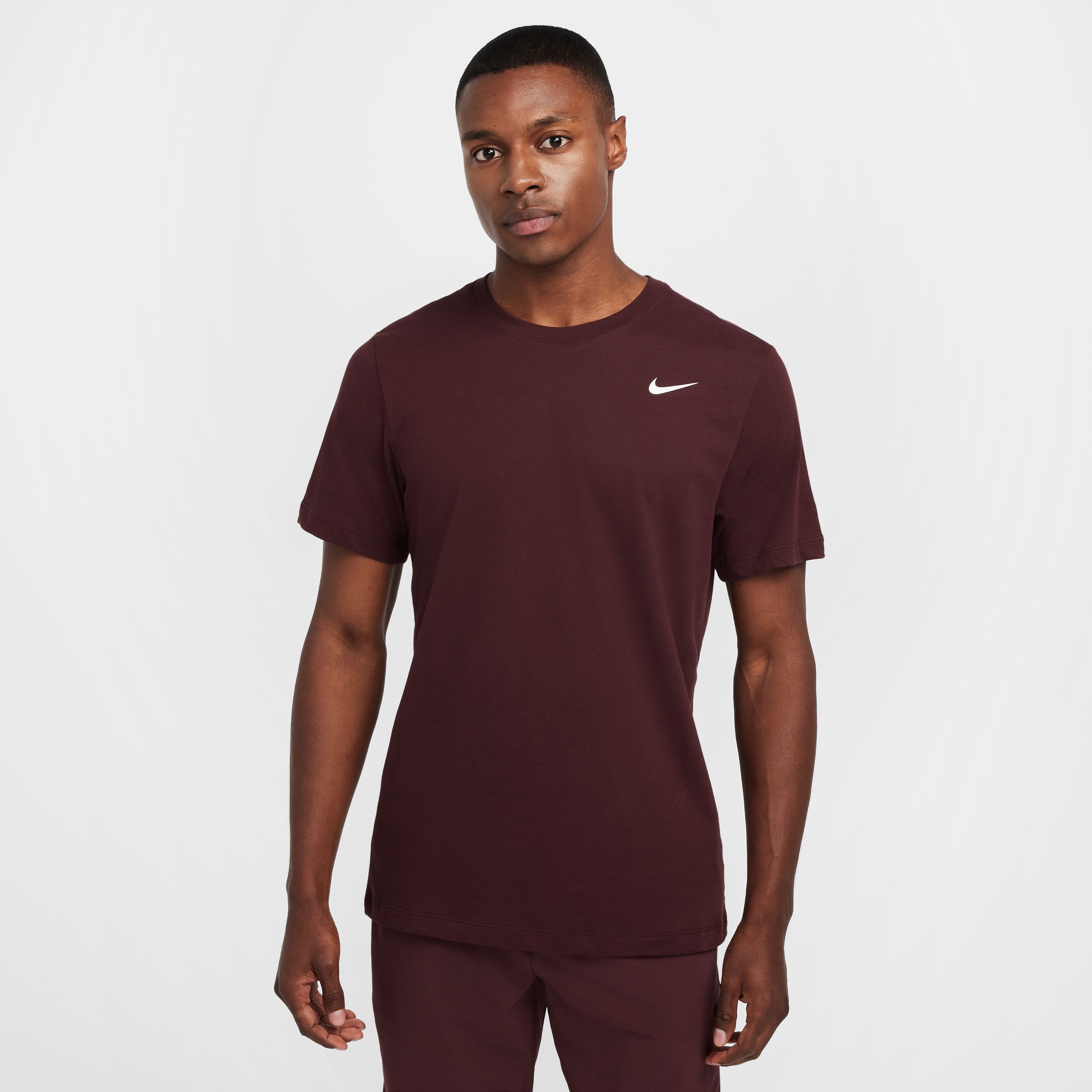 Nike dri fit t shirt pink hot sale