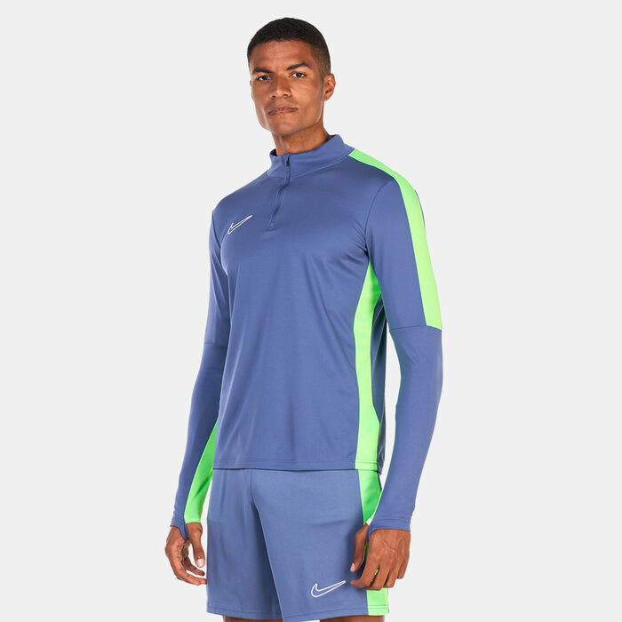 Nike Men's Academy Dri-FIT Football 1/2-Zip Top Blue image number 0