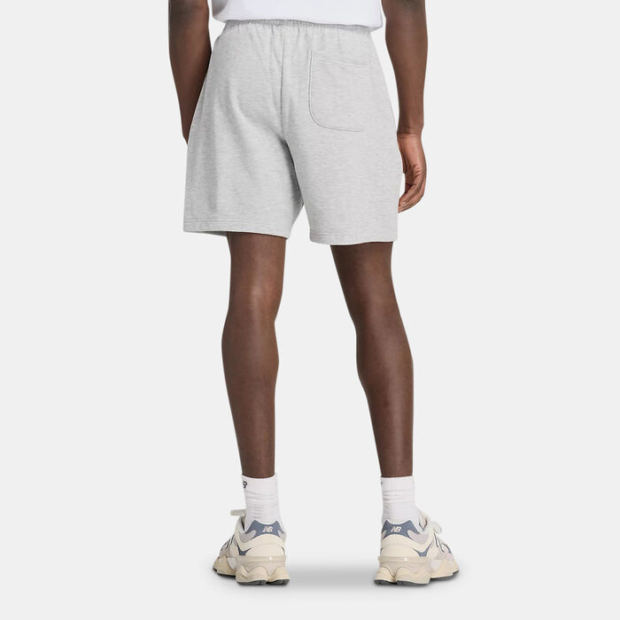 New Balance Men's French Terry Shorts Grey New Balance Men's French Terry Shorts Grey image number 1