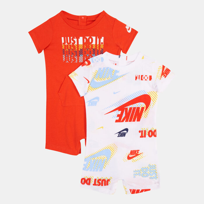 Nike Kids' Active Joy Romper (2 PacK) Red Nike Kids' Active Joy Romper (2 PacK) Red image number 0