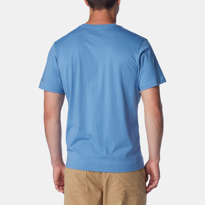 Columbia Men's Path Lake Graphic T-Shirt Blue Columbia Men's Path Lake Graphic T-Shirt Blue image number 1