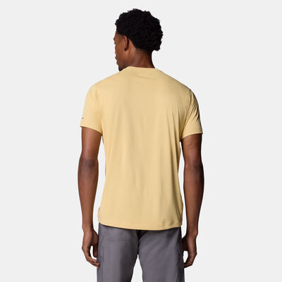 Columbia Men's Zero Rules Light Technical Hiking T-Shirt yellow Columbia Men's Zero Rules Light Technical Hiking T-Shirt yellow