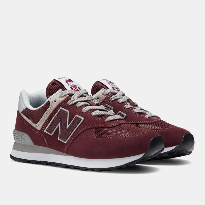 New Balance Women's 574 Shoe Maroon New Balance Women's 574 Shoe Maroon image number 1