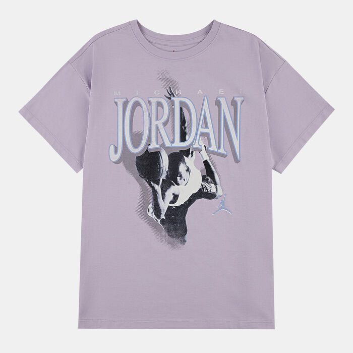 Nike Kids' MJ Soar T-Shirt Purple Nike Kids' MJ Soar T-Shirt Purple image number 0