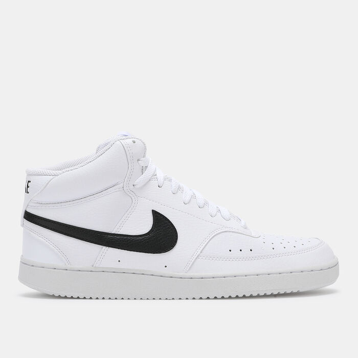 Nike Men's Court Vision Mid Next Nature Shoes White Nike Men's Court Vision Mid Next Nature Shoes White image number 0