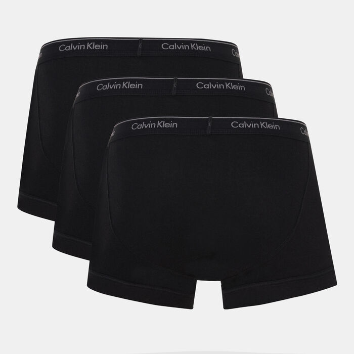 Calvin Klein Men's Trunk Briefs (3 Pack) Black Calvin Klein Men's Trunk Briefs (3 Pack) Black image number 1