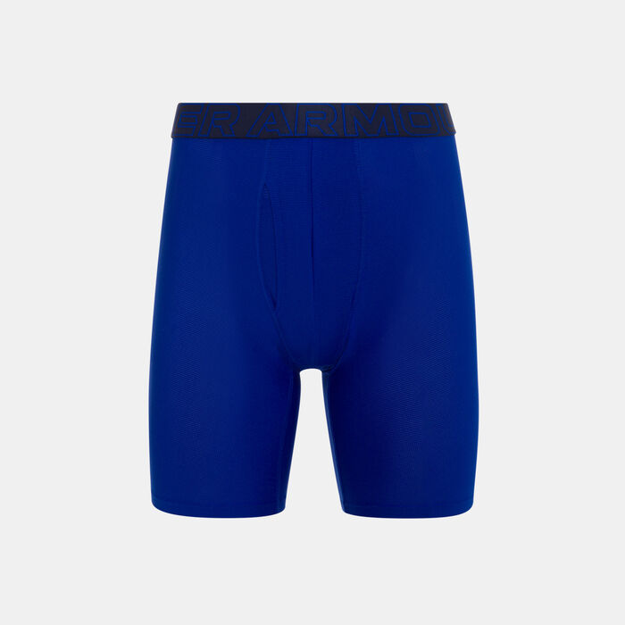 Under Armour Men's Performance Tech Mesh Boxerjock Boxers (3 Pack) Blue Under Armour Men's Performance Tech Mesh Boxerjock Boxers (3 Pack) Blue image number 4