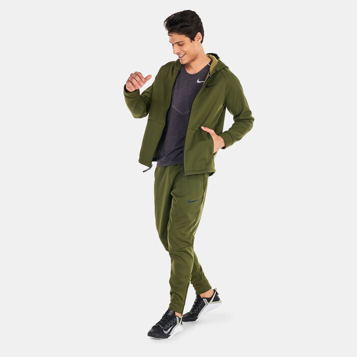 Nike Men's Therma Sphere Therma-FIT Fitness Trousers Green Nike Men's Therma Sphere Therma-FIT Fitness Trousers Green image number 2