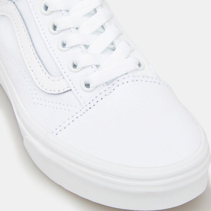 Vans Kids' Youth Old Skool Unisex Shoe White image number 4