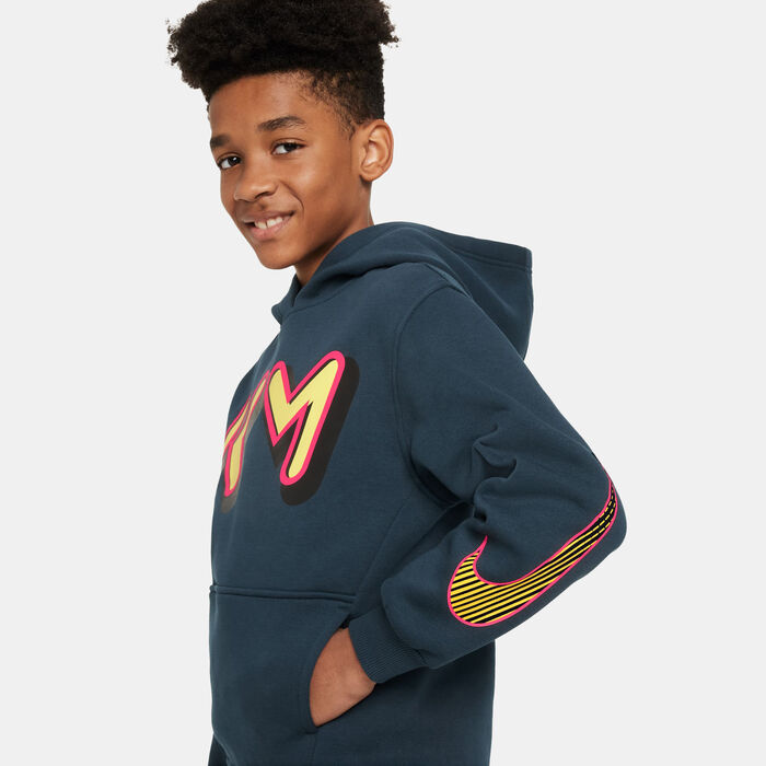 Nike Kids' Kylian Mbappé Club Fleece Hoodie (Older Kids) Blue image number 2