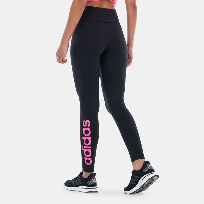 adidas Women's High-Rise Leggings Black adidas Women's High-Rise Leggings Black image number 1
