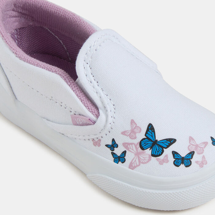 Vans Kids' Slip-On Velcro Unisex Shoes (Baby and Toddler) White Vans Kids' Slip-On Velcro Unisex Shoes (Baby and Toddler) White image number 3