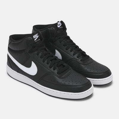 Nike Men's Court Vision Mid Next Nature Shoes Black