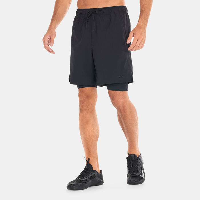 Nike Men's Unlimited Dri-FIT 2-in-1 Shorts Black Nike Men's Unlimited Dri-FIT 2-in-1 Shorts Black image number 0