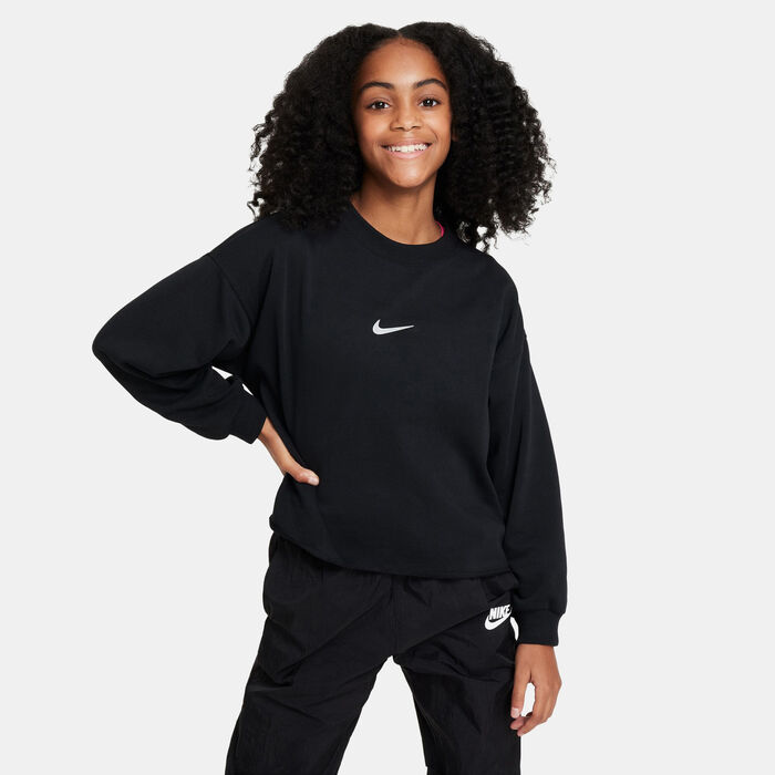 Nike Kids' Sportswear Dri-FIT Sweatshirt Black image number 0
