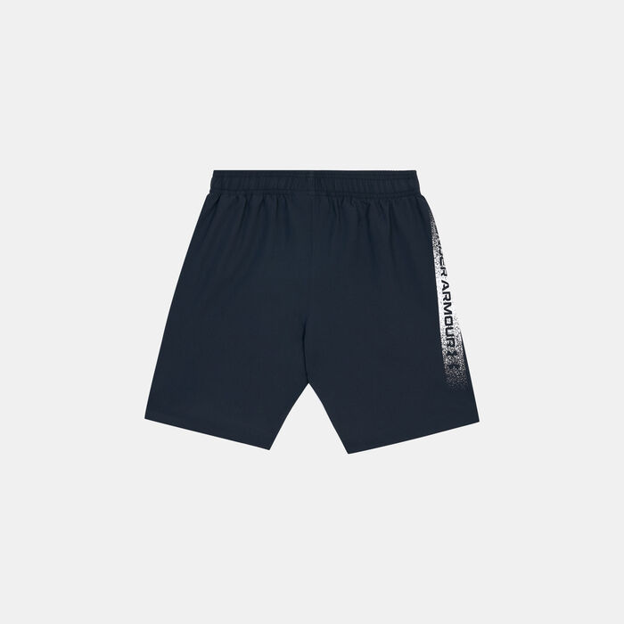 Under Armour Kids' UA Woven Graphic Shorts Black Under Armour Kids' UA Woven Graphic Shorts Black image number 1