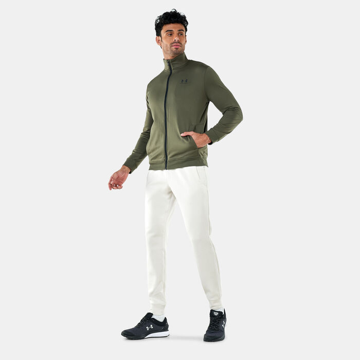 Under Armour Men's UA Sportstyle Tricot Training Jacket Green image number 2