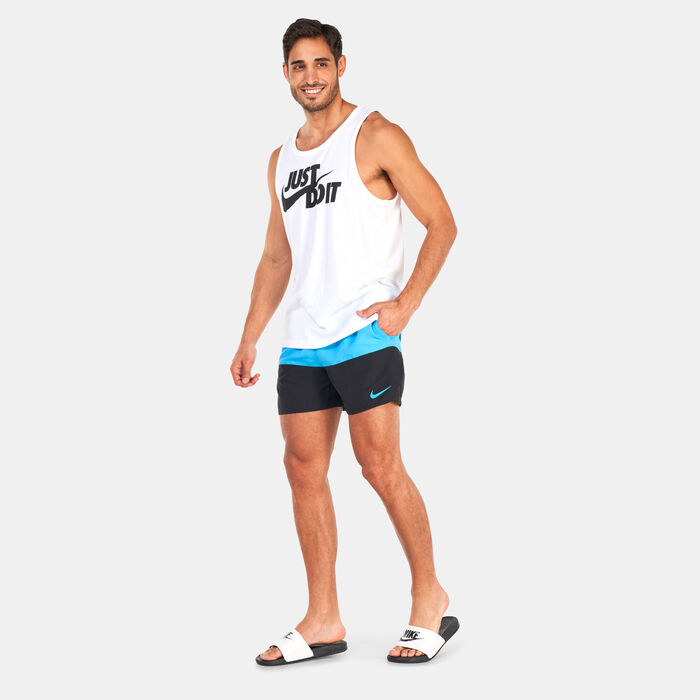 Nike Swim Men's Split Swim Trunks Blue Nike Swim Men's Split Swim Trunks Blue image number 2