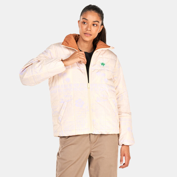 Vans Women's x EM on Holiday Reversible Foundry Jacket Multi-Color Vans Women's x EM on Holiday Reversible Foundry Jacket Multi-Color image number 0