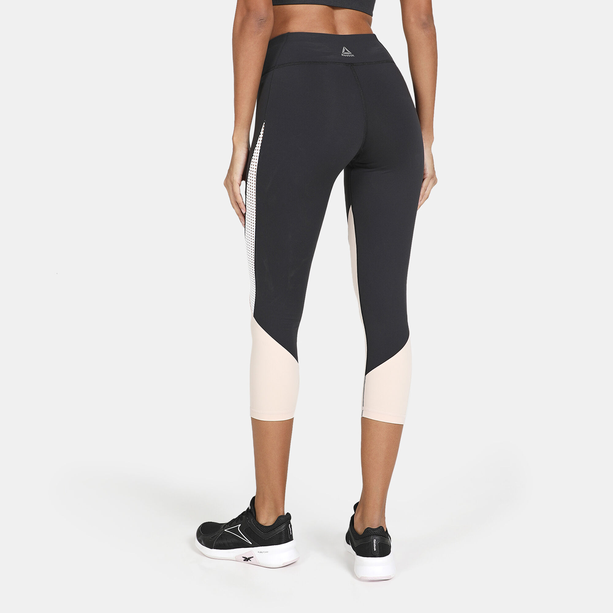Reebok lux sales colour block leggings