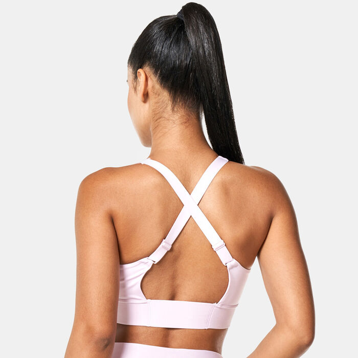 PUMA Women's PWR Ultraform Graphic Sports Bra Pink PUMA Women's PWR Ultraform Graphic Sports Bra Pink image number 1