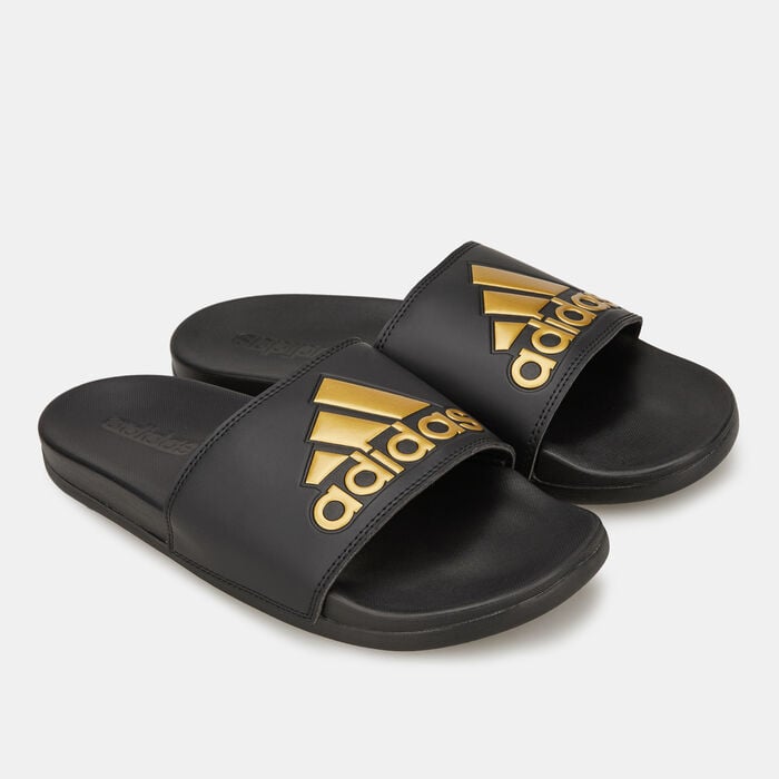 adidas Adilette Comfort Slides Black adidas Adilette Comfort Slides Black image number 0