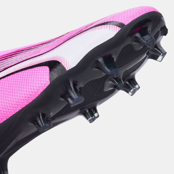 PUMA Kids' ULTRA MATCH Firm Ground/Artificial Ground Football Shoes Pink image number 9